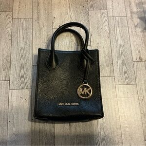 Michael Kors Black Pebbled Leather Handbag
